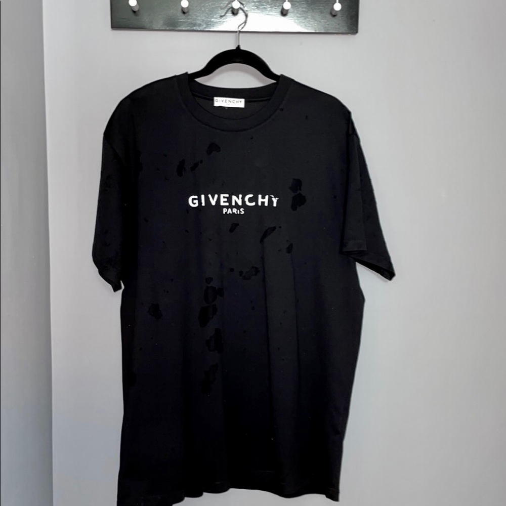 GIVENCHY PARIS DESTROYED T-SHIRT